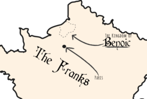 Map of Benoic and France