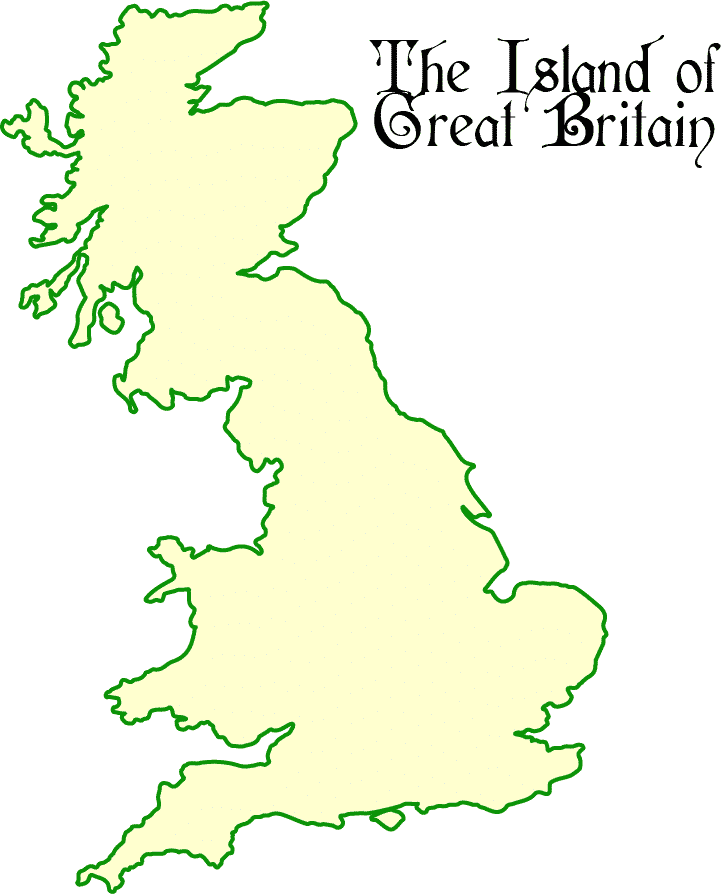 An outline of Great Britain