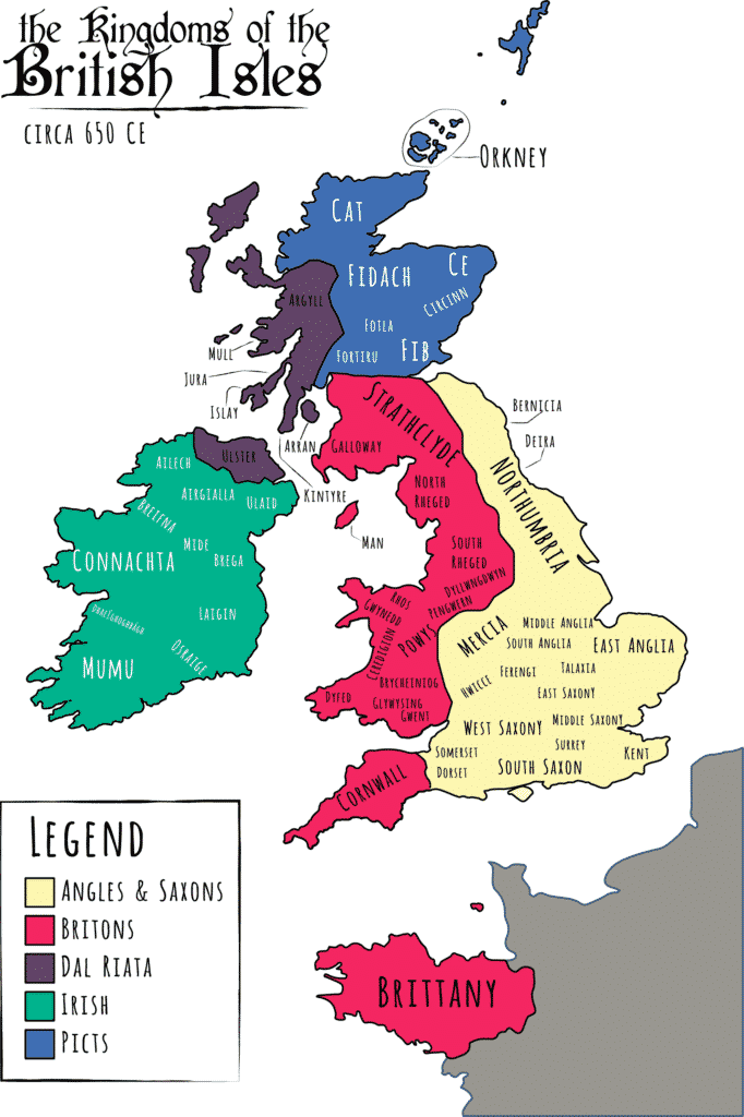 A Map of the Kingdoms of the British Isles